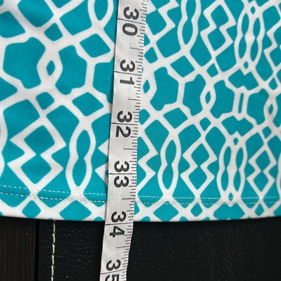 Jude Connally Lisa Blue Print Halter Dress Coastal Sun Summer Beach Spring Sz S - Picture 10 of 10